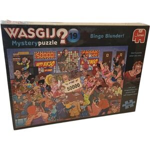 Wasgij Mystery Puzzle 19 Bingo Blunder 1000 Piece Jigsaw‎ Game New Sealed